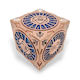 Suegao 7-in-1 Metallic Cube Spinner Dice D4-d20 Tabletop Rpg Copper Blue