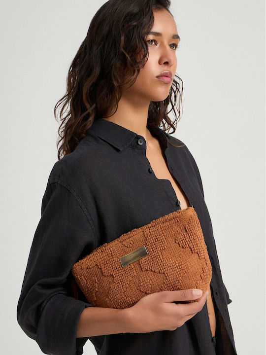 Sea You Soon Marsala Fabric Women's Handbag Orange