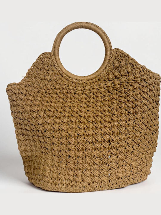 Straw Women's Handbag Brown
