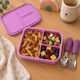 Dodo's Land Kids' Food Container Made of Silicone 0.86 Litre Pink 18.6 x 13.3 x 6.15 cm