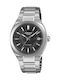 Casio Men's Automatic Watch with Black Metal Bracelet