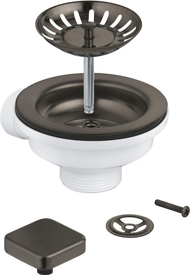 Grohe Pop Up Sifon pentru Chiuvetă cu Deschidere de Depășire Gri