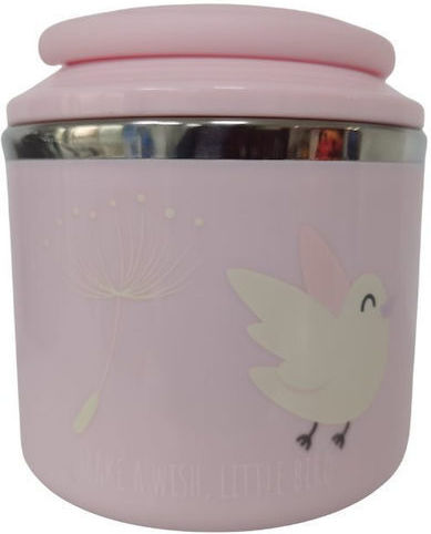 abo Make A Wish Stainless Steel Kids Dinner Set 0.66 Litre Little Bird