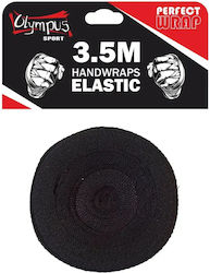 Kampfsport Handwickel Olympus Perferct Wrap Elastisch Schwarz