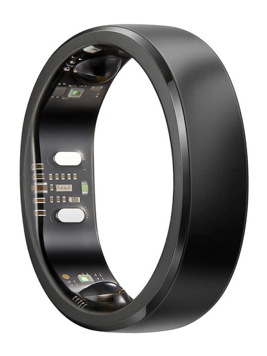 RingConn Gen 3 Intelligenter Ring 22.3mm Wasserdicht mit Herzfrequenzsensor Matteschwarz