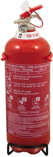 Pyronick Tragbarer Feuerlöscher Trockenchemikalien 2kg