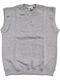 Kids Sleeveless Woolen Vest Grey MARK759 Grey