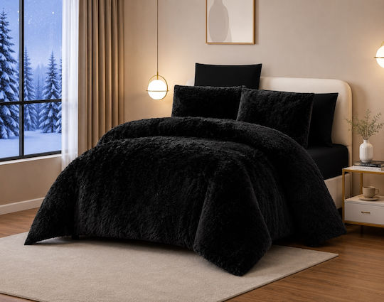 Alpha-Market Bettbezug Set Super-King 240x220cm 300