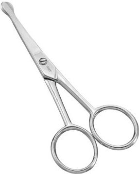 Niobe Professional Foarfece Pentru Unghii Cu Vârf Rotund 10.5cm Nr.f25/4 Argintiu 1 Bucată