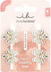 Invisibobble Clipstar Happy Healthy Hair Pearly Flower 4pcs