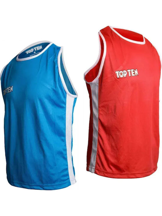 Top Ten Tricou Fără Mâneci Pentru Bărbați 1929.XS Roșu Pentru Box Roșu