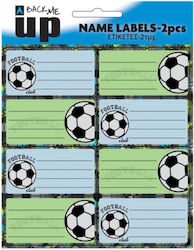 Back Me Up Football Club Ετικέτες Τετραδίων 64τμχ