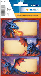 Herma Dragons Notebook Etiketten 3 Stück Herma Dragons Notebook Etiketten 3 Stück
