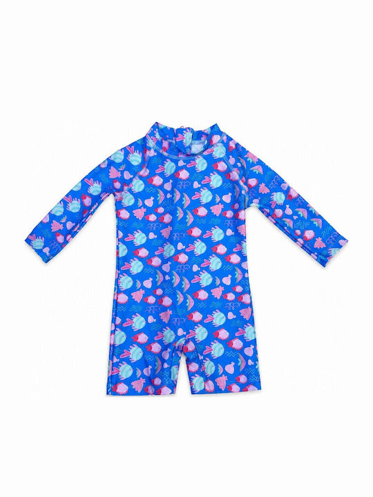 Kids One-Piece Light Blue Swimsuit Ciel