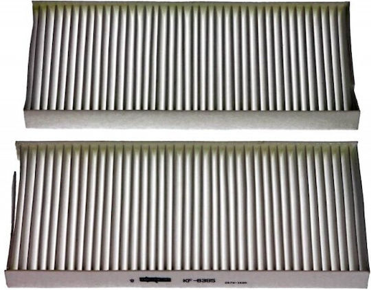 Car Cabin Air Filter Renault Kangoo 08 1 5dci 1 6 16v Set 2 Pieces Zf581couple