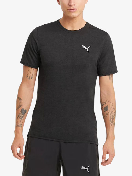 PUMA Favorite Heather Tricou Negru PUMA Favorite Heather Tricou Negru