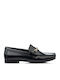 Δερμάτινα Γυναικεία Loafers σε Μαύρο Χρώμα