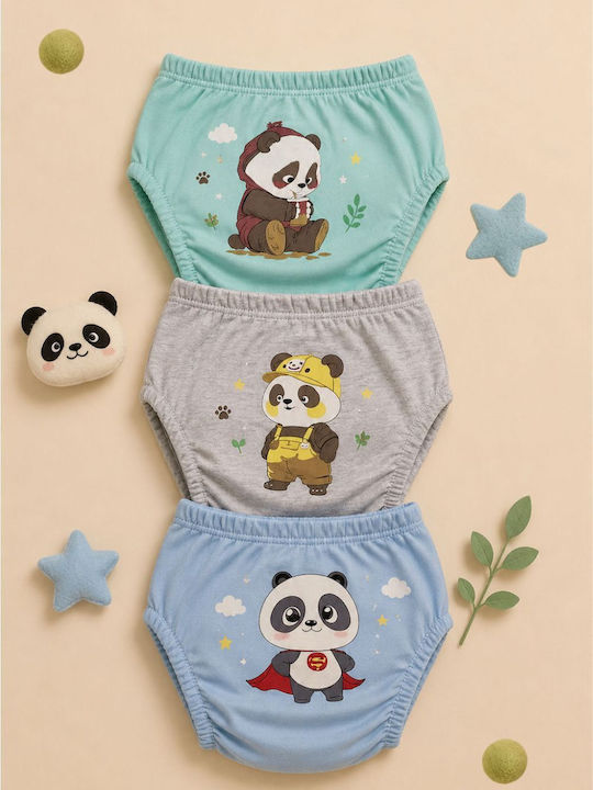 Poopes Set Kids Underwear Potty Training Pants 3 Pieces Multicolour