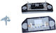 Loro Left License Plate Lights LED Volkswagen Passat Variant 96-00