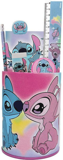 Σχολικό Σετ Γραφικής Ύλης Μολυβοθήκη Lilo & Stitch 342-03884 Gim