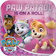 Ροζ Τετράγωνα Πιάτα Φαγητού Paw Patrol 8 Τεμ