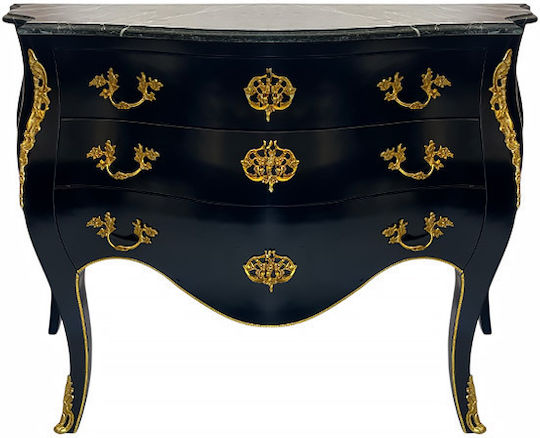 Console Table Black Lacquer L118xW52xH83cm