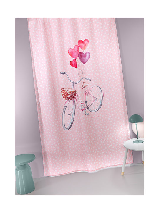 Guy Laroche Perdea pentru copii Amore cu Coafură Roz 145x270cm
