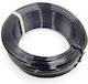Floral Wire Small Ring 1mmx50m Black