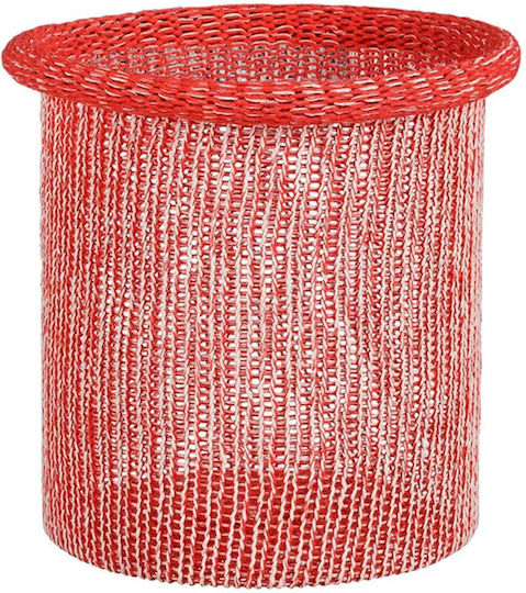 Atmosphera Red Storage Basket 32x32x28cm