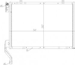Air Conditioning Radiator Ford B-max 12 1751975