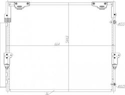 Συμπυκνωτής Κλιματισμού Land Cruiser 200 08 88460-60400 Συμπυκνωτής Κλιματισμού Land Cruiser 200 08 88460-60400