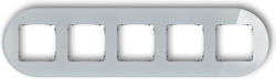 Icon Universal Frame Straddling Glass Effect Frame Grey Bottom Graphite Matt 15-28-irso-5