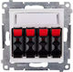 Kontakt-Simon Prize Difuzor Simon54 Quad Alb Dgl34.01/11
