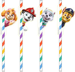 Χάρτινα Καλαμάκια – Paw Patrol 8 Τεμ