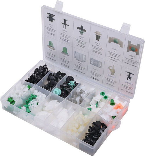 Set 160 Fastening Auto Clips Fasteners Buttons Clips Panels Trim Dashboard More Audi
