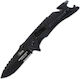 Alpin 9cr18mov Survival Pocket Knife Black