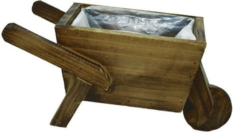 Wooden Decorative Cart Planter 25x13.5x12cm