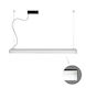 Linear Pendant Black L1500 3000K Tube