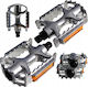 Feimin Bicycle Pedals Silver