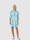 Verde Women's Beach Caftan Blue