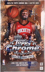 Topps 2025-26 Topps Chrome Nba X Cactus Jack Booster Box Topps 2025-26 Topps Chrome Nba X Cactus Jack Booster Box