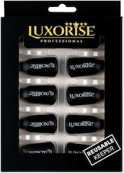 Nail Clips Removing Semi-permanent Polish Luxorise Black Set 10 Pcs