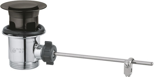 Grohe Βαλβίδα Νιπτήρα με Υπερχείλιση Γκρι