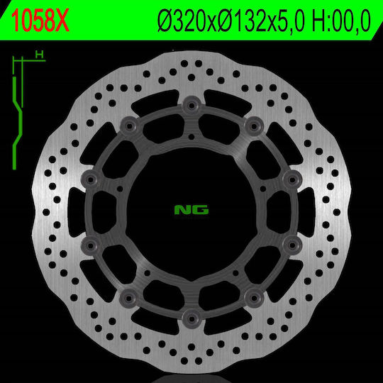 NG Motorrad Bremsscheibe Für Keeway Easy Yamaha MT-10