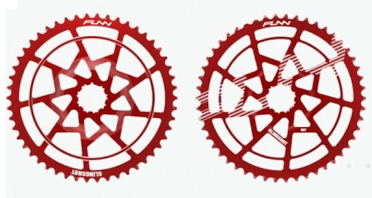 Funn Shimano 50t Касета за удължаване Червена Червена