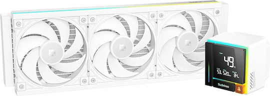 Sudokoo Energlo 360 Υδρόψυξη AIO CPU με 3 Ανεμιστήρες 120mm και ARGB Φωτισμό Λευκή