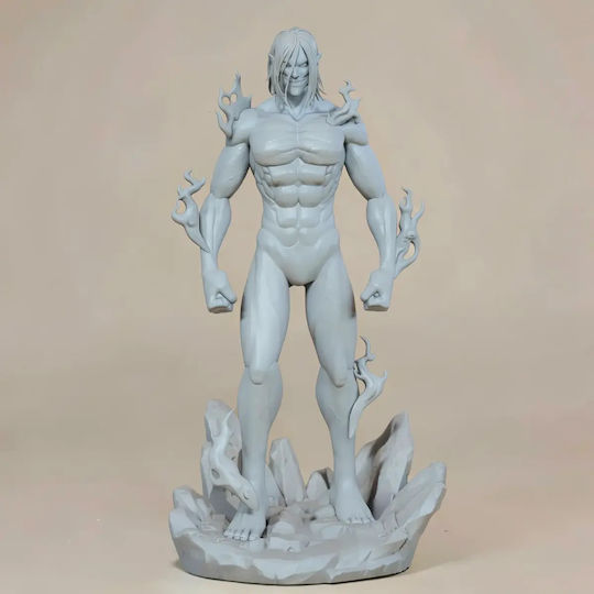 Unpainted 3D Figur Eren Titan V4 Aus Angriff auf Titan Bemalen Diy Geschenk Farben 30 Cm 1:6