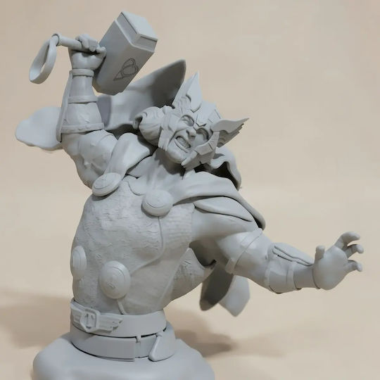 Unpainted 3D Figure Thor V2 From Marvel Painting Diy Gift Colors 20 Cm 1:8