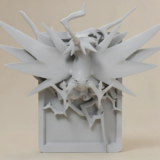 Άβαφη 3D Фигура Pokemon 3D Карта Колекция Zapdos Боядисване DIY Подарък Цветове 20 см 1:8
