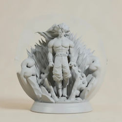 Άβαφη 3d Φιγούρα Son Goku Realistic Version 3d Printing Model Dragonball Βάψιμο Diy Δώρο Χρώματα 20 Cm 1:8 Άβαφη 3d Φιγούρα Son Goku Realistic Version 3d Printing Model Dragonball Βάψιμο Diy Δώρο Χρώματα 20 Cm 1:8
